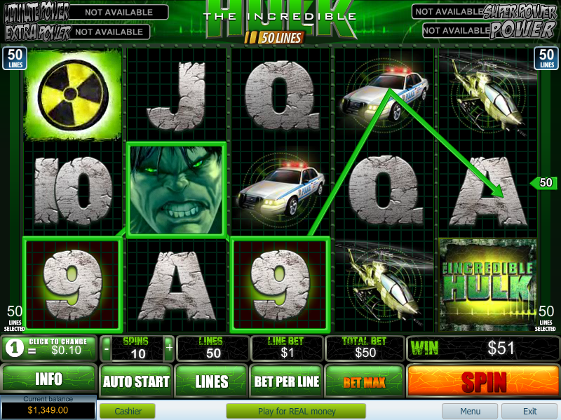 William Hill Casino Hulk Slot
